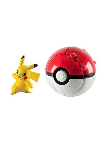 Pokemon throw'n'pop personaggio pikachu con poke ball ROCT18873/T19116A Tomy | Futurartshop.com