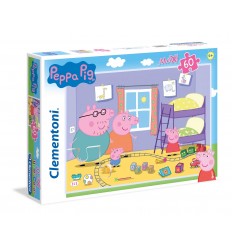 Peppa Pig Puzzle 60 pezzi maxi CLE26438 Clementoni-Futurartshop.com