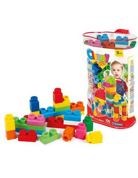 Clemmy plus - Mattoncini sacca 100 pezzi CLE14956 Clementoni | Futurartshop.com