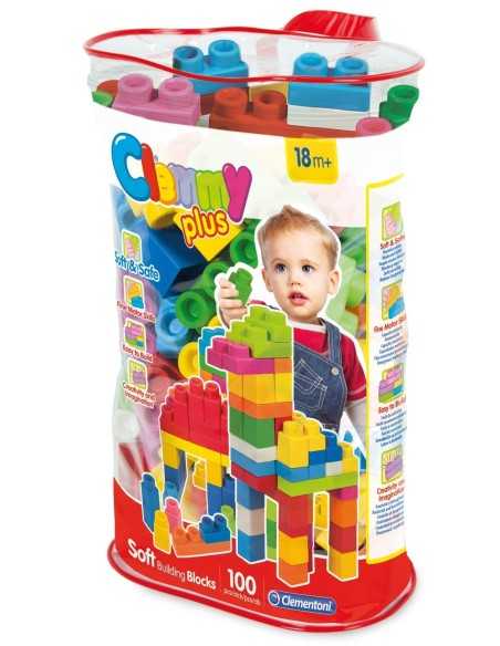 Clemmy plus - Brick-bag 100 pieces CLE14956 Clementoni | Futurartshop.com