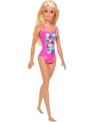 Barbie beach con costume rosa MATDWJ99/DWK00 Mattel | Futurartshop.com