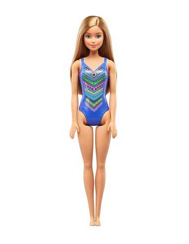 Barbie beach con costume blu MATDWJ99/FJD97 Mattel | Futurartshop.com