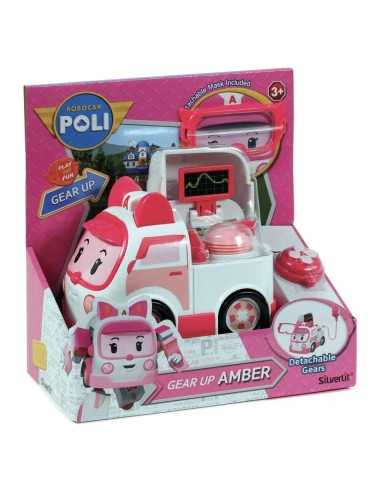 Robocar poli gear up character amber with accessories detachable 21737258/3 Rocco Giocattoli | Futurartshop.com