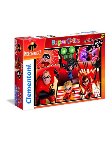 Puzzle maxi gli incredibili 2 104 pezzi CLE23723 Clementoni | Futurartshop.com