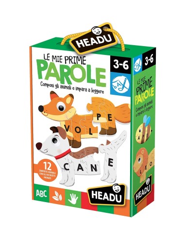 Le mie prime parole animali HEAIT20232 Headu | Futurartshop.com