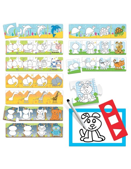 Drawing School – Creative Educational Art Kit for Kids ITA HEAIT20522 Headu | Futurartshop.com