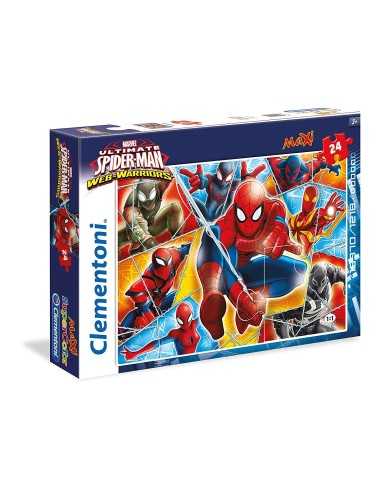 Puzzle maxi spiderman web warriors 24 pieces CLE24053 Clementoni | Futurartshop.com