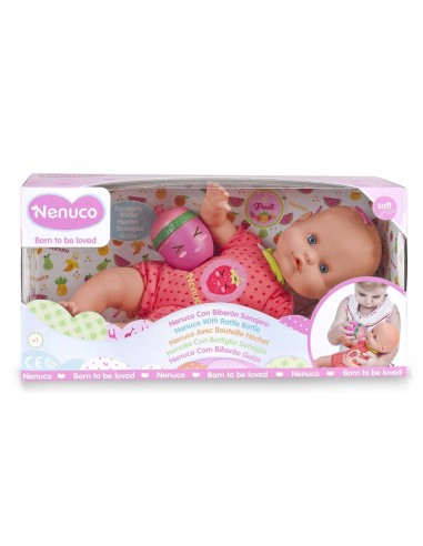 Nenuco Bambola con biberon rosa FAM700012087 Famosa | Futurartshop.com