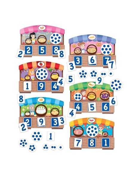 Bingo, the tactile Montessori Numbers HEAIT20249 Headu | Futurartshop.com