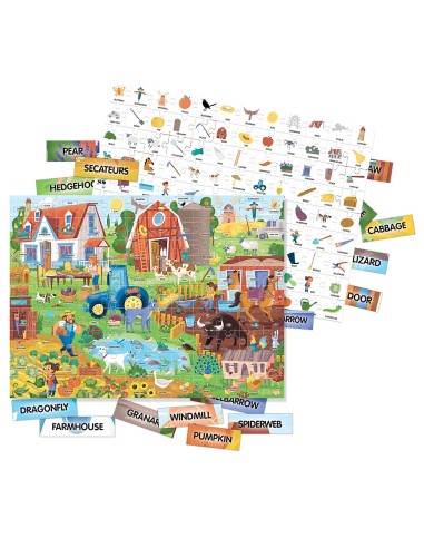 Easy English 100 Words The Farm HEAIT20997 Headu | Futurartshop.com
