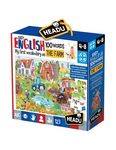 Easy English 100 Words The Farm HEAIT20997 Headu | Futurartshop.com