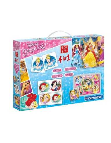 Edukit 4 in 1 disney princess CLE13256 Clementoni | Futurartshop.com