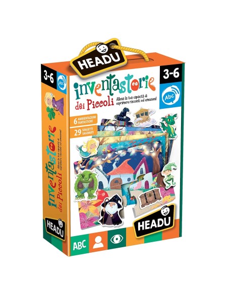 Inventastorie dei Piccoli Montessori HEAIT22236 Headu | Futurartshop.com