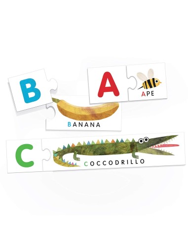Alfabeto Tattile Montessori HEAIT20164 Headu | Futurartshop.com