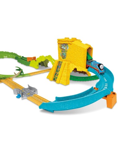 The train Thomas and the Pipe, the speed in Jungles set MATFJK50 Mattel | Futurartshop.com