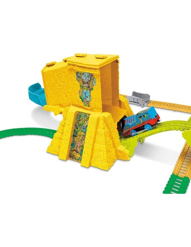 The train Thomas and the Pipe, the speed in Jungles set MATFJK50 Mattel | Futurartshop.com