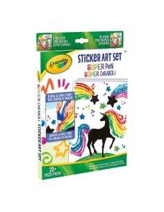 Super pen art sticker set 16 wax crayons CRA04-0493 Crayola | Futurartshop.com