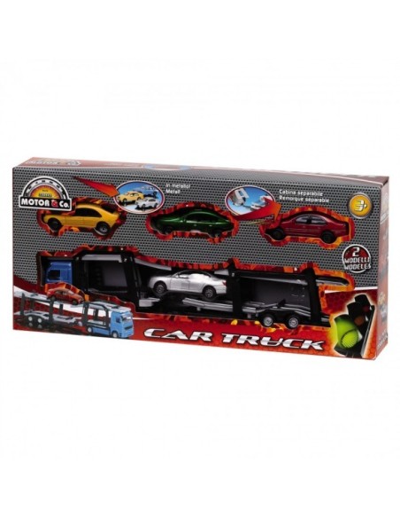 Camion bisarca con 4 auto 2 colori GIORDF50699 Giochi Preziosi | Futurartshop.com