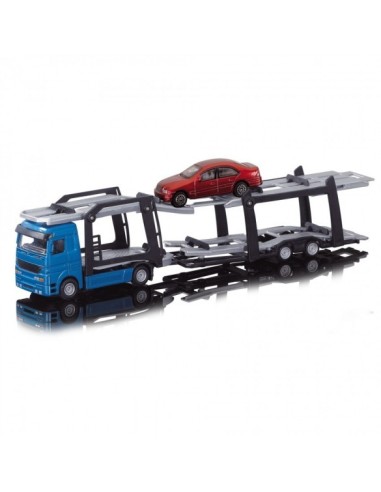 Car transporter with 4 cars 2 color GIORDF50699 Giochi Preziosi | Futurartshop.com