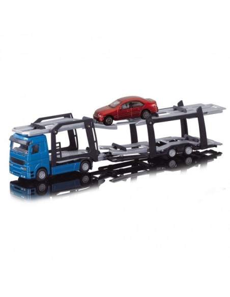 Camion bisarca con 4 auto 2 colori GIORDF50699 Giochi Preziosi | Futurartshop.com