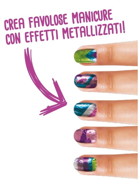 Creations Set Decorare le Unghie con Effetti Metallizzati CRA04-0464 Crayola | Futurartshop.com