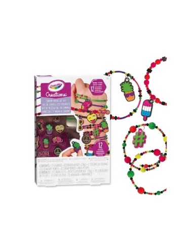 Set Bracelets, neon and charms CRA04-0468 Crayola | Futurartshop.com