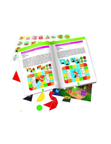 Small carrot coffee Table is very active with 30 games LIS62546 Lisciani | Futurartshop.com