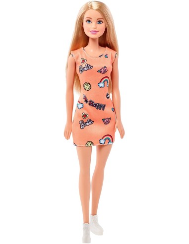 Barbie trendy dress with a orange fantasy WONT7439/FJF14 Mattel | Futurartshop.com