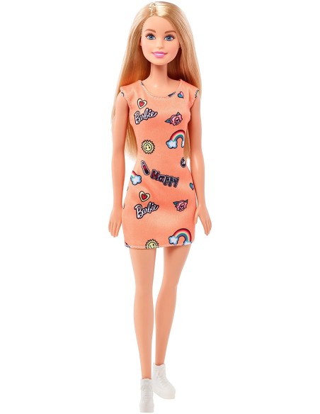 Barbie trendy dress with a orange fantasy WONT7439/FJF14 Mattel | Futurartshop.com