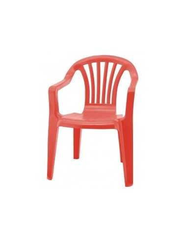 Chair child red pvc GLO370017 Globo | Futurartshop.com