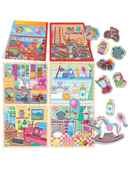 La mia casetta e ognicosa al suo posto montessori HEAIT20454 Headu | Futurartshop.com