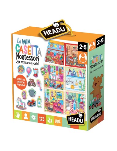 La mia casetta e ognicosa al suo posto montessori HEAIT20454 Headu | Futurartshop.com