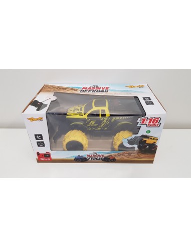 Drive remote-controlled monster off road yellow 1:16 scale PRIHB-YY1604 Prismalia | Futurartshop.com