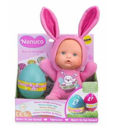 Nenuco coniglio di pasqua rosa con uovo sorpresa 700014210/25888 Famosa-Futurartshop.com