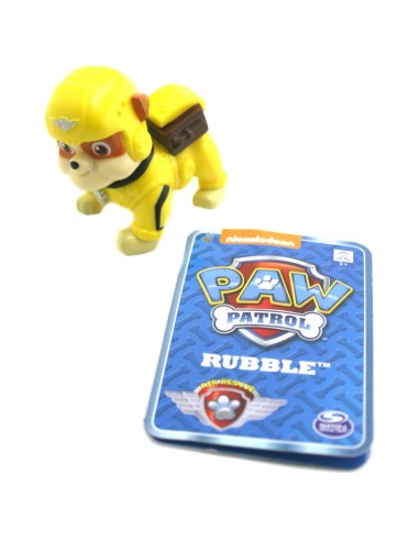 Paw patrol pup buddies personaggio rubble 6 centimetri SPI6023935/20078996 Spin master | Futurartshop.com