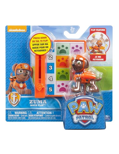 Paw patrol action pack pup character zuma back flip SPI6022626/20087335 Spin master | Futurartshop.com
