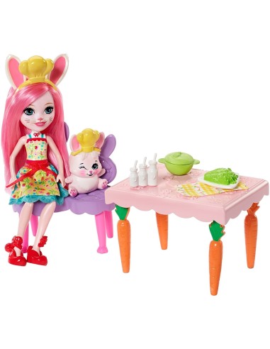 Enchantimals - Apprentices in the kitchen bunny and twist MATFRH44/FRH47 Mattel | Futurartshop.com