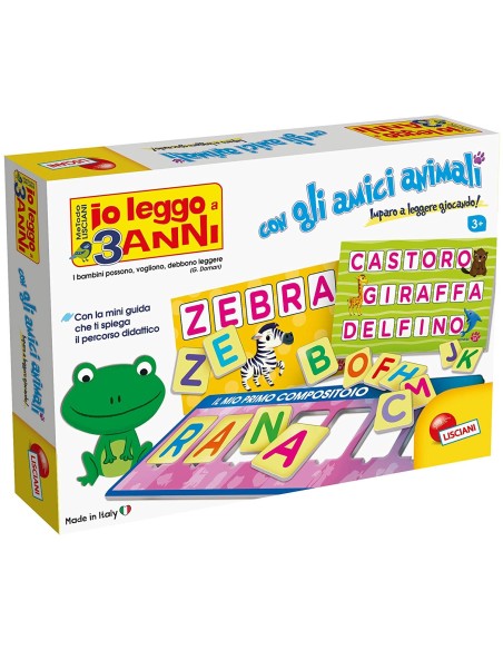 I read three annicon animals friends LIS65547 Lisciani | Futurartshop.com