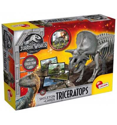 Jurassic world triceratops skeleton with cards 68210-B Lisciani- Futurartshop.com
