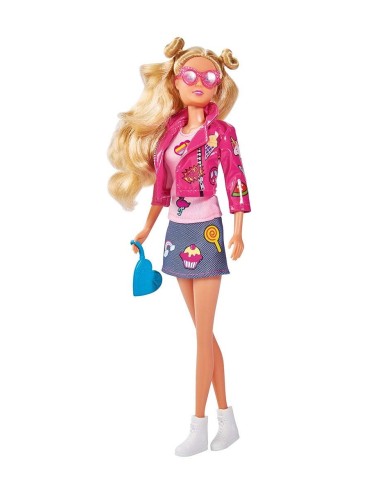 Doll steffi love fashion patches with 25 stickers SIM105733196 Simba Toys | Futurartshop.com