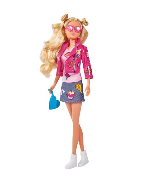 Doll steffi love fashion patches with 25 stickers SIM105733196 Simba Toys | Futurartshop.com