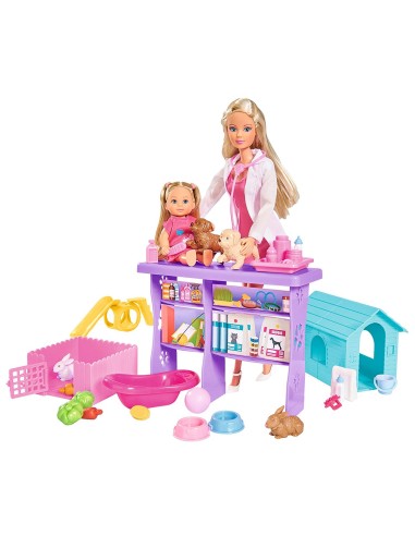 Steffi love veterinary medicine and evi in the study of the animal world SIM105733040 Simba Toys | Futurartshop.com