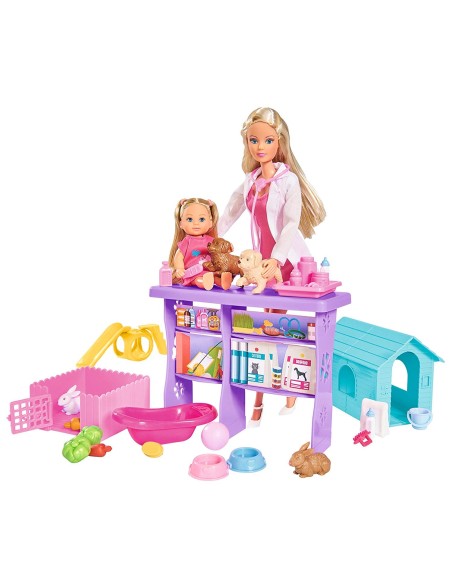Steffi love veterinary medicine and evi in the study of the animal world SIM105733040 Simba Toys | Futurartshop.com
