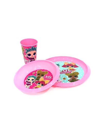 LoL Surprise - Set pranzo 3 pezzi 4MLS-44310  | Futurartshop.com