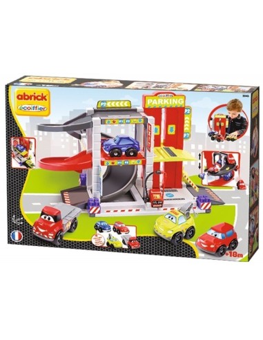 Ecoiffier abrick city garage with 4 vehicles included SIM7600003043 Simba Toys | Futurartshop.com