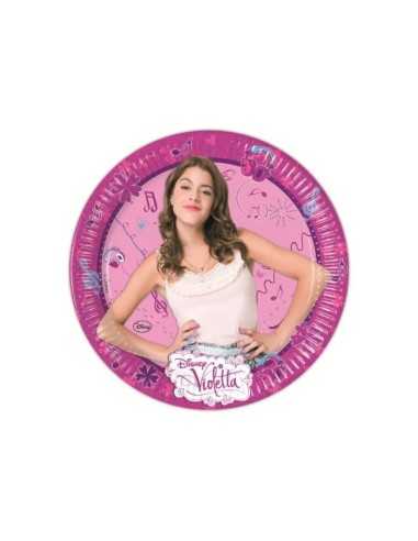 Disney party plates 23 cm 8pcs CMG82266 Violet NBP82266 Como Giochi  | Futurartshop.com