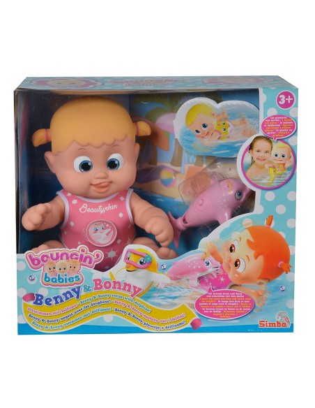 Bouncin Babies Bonny floating with dolphin SIM105143214/1 Simba Toys | Futurartshop.com