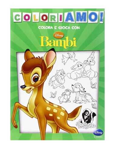 Coloriamo Bambi PAN7654WD Panini | Futurartshop.com