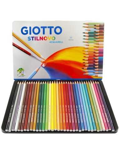 Confezione di metallo con 36 pastelli giotto Stilnovo acquerello 2056813818200 Fila | Futurartshop.com