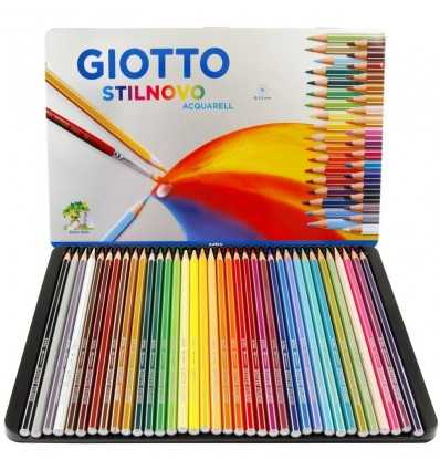 L'emballage de métal de 36 crayons de couleur giotto Stilnovo aquarelle 8000825256400 Fila- Futurartshop.com